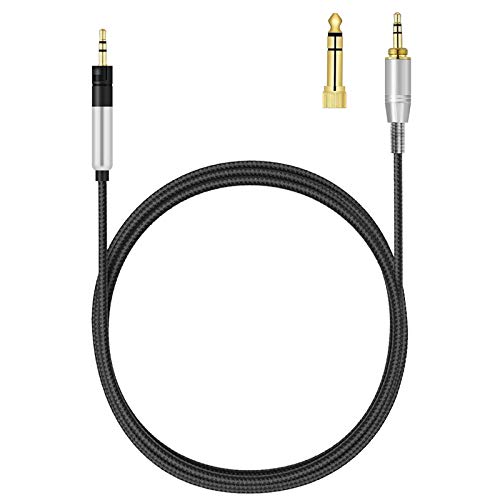 Sennheiser Momentum - Cable de repuesto con conector de bloqueo para Sennheiser Momentum, Momentum 2.0, auriculares HD1, cable de audio para dispositivos iPhone y Android, 1,5 m Sennheiser Momentum - Cable de repuesto con conector de bloqueo para Sennheiser Momentum, Momentum 2.0, auriculares HD1, cable de audio para dispositivos iPhone y Android, 1,5 m