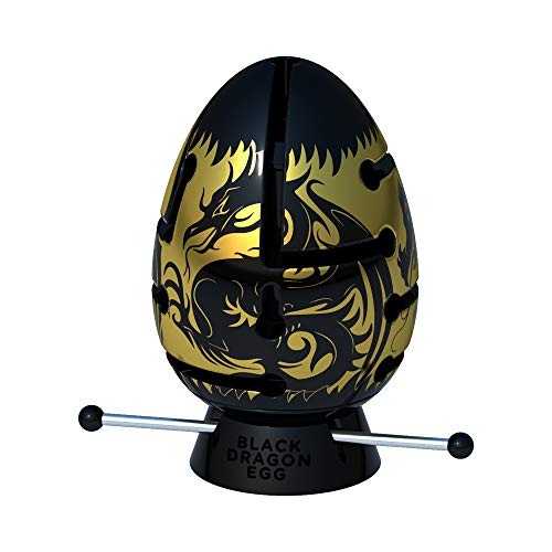 Smart Egg Black Dragon: 3D Puzle Laberinto, un Rompecabezas difícil (3er Nivel de dificultad de 3 - Extremo), para los Fanáticos de los Rompecabezas (para 8+) - Resolver el Laberinto Dentro del Huevo