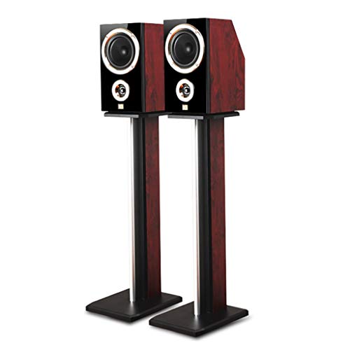 Soportes Altavoz Envolvente Sonido Trípode Un Par De Estantería Salón Suelo Visualización De Audio (Color : Red, Size : 71cm (28 Inch))