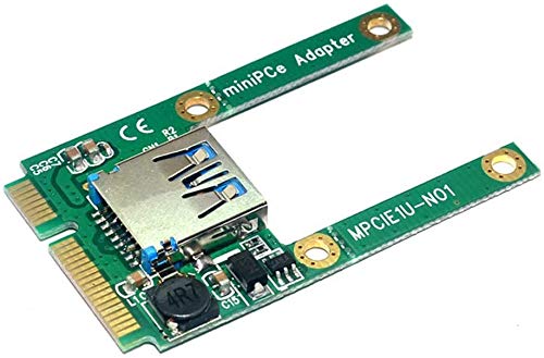 Soulitem Mini PCI-E a USB 3.0 PCI Express Adapter Tarjeta Interfaz Convertidor Tarjetas de expansión