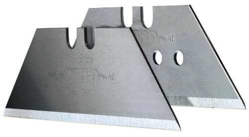 Stanley 6-11-921 - 1992 - Hoja de cuchillo trapezoidal grande y reversible, 1 caja x 10 hojas