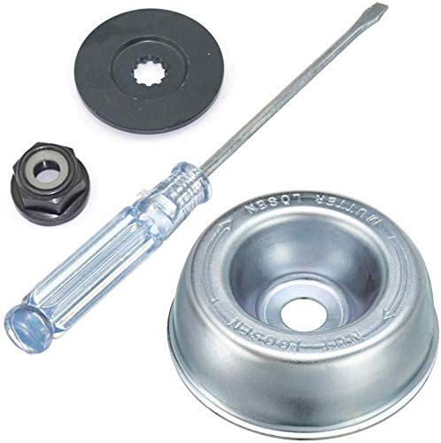 Stihl – Cortacésped con cuchilla adaptadora, placa de transporte, tuerca de ajuste, destornillador de mantenimiento, adaptador de cuchilla, juego de mantenimiento para desbrozadora de césped Stihl. Stihl – Cortacésped con cuchilla adaptadora, placa de transporte, tuerca de ajuste, destornillador de mantenimiento, adaptador de cuchilla, juego de mantenimiento para desbrozadora de césped Stihl.