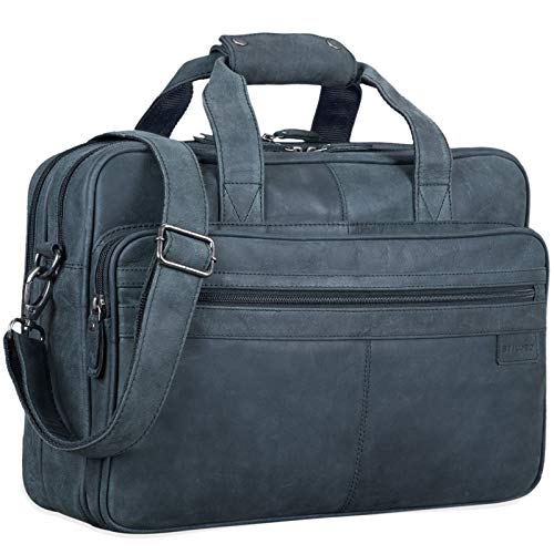 STILORD 'Atlantis' Maletín de Cuero Vintage para portátil de 15,6' Bolsa de Hombro o Negocios para Profesor Negocios Oficina o Universidad de auténtica Piel, Color:Antracita STILORD 'Atlantis' Maletín de Cuero Vintage para portátil de 15,6' Bolsa de Hombro o Negocios para Profesor Negocios Oficina o Universidad de auténtica Piel, Color:Antracita