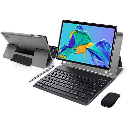Tablet 10 Pulgadas 4GB de RAM 64GB de ROM Android 10 Certificado por Google GMS Tablet PC Baratas y Buenas Batería 8000mAh Quad Core 4G Dual SIM 8MP Cámara Netflix WiFi Bluetooth GPS OTG(Negro) Tablet 10 Pulgadas 4GB de RAM 64GB de ROM Android 10 Certificado por Google GMS Tablet PC Baratas y Buenas Batería 8000mAh Quad Core 4G Dual SIM 8MP Cámara Netflix WiFi Bluetooth GPS OTG(Negro)