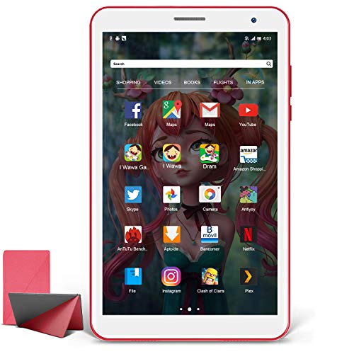 Tablet Niños 8 Pulgadas, Android 10.0 Pie Tablet PC para Niños, Pantalla IPS HD WiFi Bluetooth Quad-Core Google Play Certificación GMS 3GB + 32GB, Tablets Baratas y Buenas (Rojo) Tablet Niños 8 Pulgadas, Android 10.0 Pie Tablet PC para Niños, Pantalla IPS HD WiFi Bluetooth Quad-Core Google Play Certificación GMS 3GB + 32GB, Tablets Baratas y Buenas (Rojo)