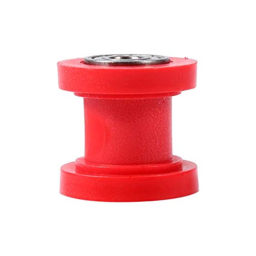 Tensor de Cadena Moto, 8 mm Rodillo Tensor de Cadena (Rojo)