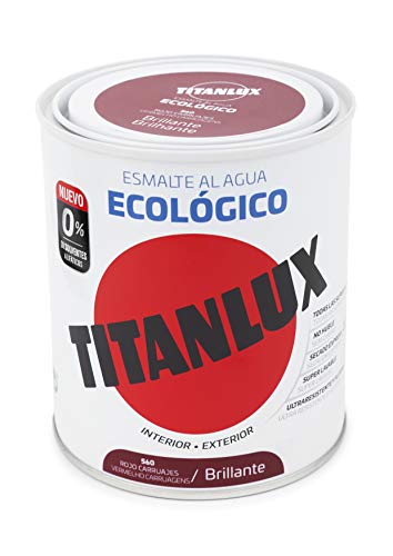 Titanlux Pintura Ecológica Acrílica Titan 750 ml (Rojo Carruajes 0533)