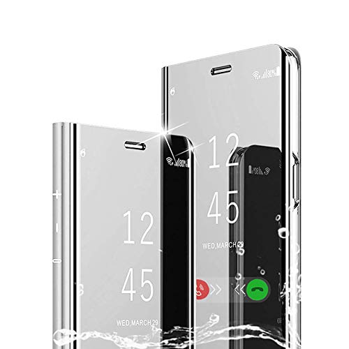 TOPOFU Funda LG Velvet 5G Funda, Flip Smart Clear View Standing Cover, Ultra Delgado Translúcido Espejo Carcasa Funda Libro para LG Velvet 5G Case (Plata) TOPOFU Funda LG Velvet 5G Funda, Flip Smart Clear View Standing Cover, Ultra Delgado Translúcido Espejo Carcasa Funda Libro para LG Velvet 5G Case (Plata)