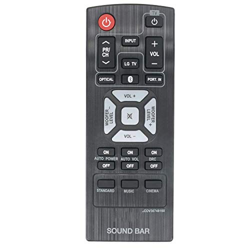 VINABTY COV30748160 Reemplazo del Control Remoto para LG Sound Bar CD Sistema de Audio para el hogar NB2540 NB2540A 30748160 NB2540D S24A1-W S24A1W VINABTY COV30748160 Reemplazo del Control Remoto para LG Sound Bar CD Sistema de Audio para el hogar NB2540 NB2540A 30748160 NB2540D S24A1-W S24A1W
