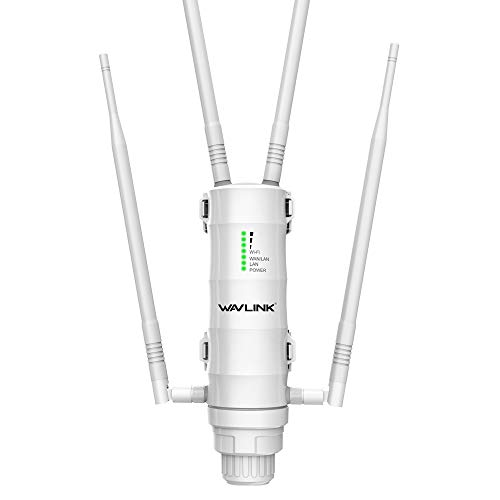WAVLINK Punto de acceso inalámbrico AC1200 de gran alcance al aire libre resistente a la intemperie, doble banda 2,4 + 5 G 1200 Mbps WiFi AP/repetidor/router 3 en 1 con PoE, puerto Gigabit WAVLINK Punto de acceso inalámbrico AC1200 de gran alcance al aire libre resistente a la intemperie, doble banda 2,4 + 5 G 1200 Mbps WiFi AP/repetidor/router 3 en 1 con PoE, puerto Gigabit