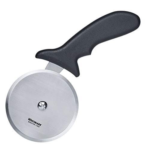 Westmark Cortapizzas profesional/rodillo para pizza XXL, Tamaño de la hoja: ø 10 cm, Longitud: 23 cm, Acero inoxidable/plástico, Master Line, Negro/plateado, 13282270 Westmark Cortapizzas profesional/rodillo para pizza XXL, Tamaño de la hoja: ø 10 cm, Longitud: 23 cm, Acero inoxidable/plástico, Master Line, Negro/plateado, 13282270