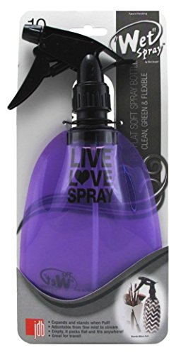 Wet 2 Shine Purple LIVE LOVE SPRAY Expandable Flexible Flat Spray Bottle Wet Sp by Wet Brush