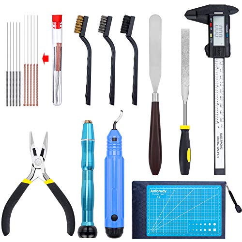 WiMas 35PCS 3D Kit de herramientas de accesorios de impresora 3D, herramienta de depuración, limpieza y eliminación con bolsa de almacenamiento para limpiar, impresión, acabado e impresora 3D WiMas 35PCS 3D Kit de herramientas de accesorios de impresora 3D, herramienta de depuración, limpieza y eliminación con bolsa de almacenamiento para limpiar, impresión, acabado e impresora 3D