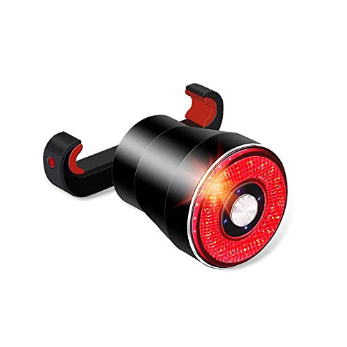 XIAOKOA Luz Trasera de Bicicleta,Luz Trasera de Freno Inteligente,Luz Trasera LED Resistente al Agua,Luz Trasera de Carga USB,Inducción Inteligente XIAOKOA Luz Trasera de Bicicleta,Luz Trasera de Freno Inteligente,Luz Trasera LED Resistente al Agua,Luz Trasera de Carga USB,Inducción Inteligente