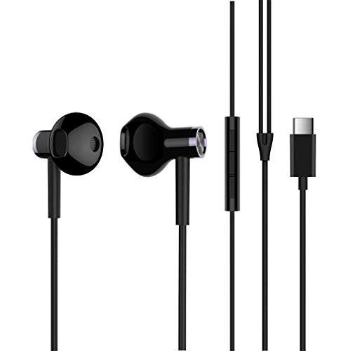 Xiaomi BRE02JY - Auriculares Tipo C Negro Audio HI-Res Y Conector Tipo C