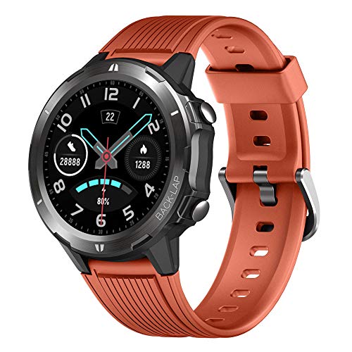 YAMAY Reloj Inteligente, Smartwatch Hombre 5ATM Impermeable con 12 Modos Deportivos Cronómetro Pulsómetro Pulsera Actividad Inteligente Smartwatch Android iOS para Xiaomi Huawei Teléfono