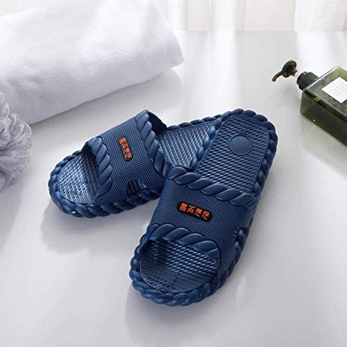 YQDSY Sandalias Casuales de Piso Antideslizante, Zapatillas Antideslizantes de Pareja Resistentes Al Desgaste, Sandalias de Interior de Masaje en el Hogar, Black_44-45 Yardas, Desli YQDSY Sandalias Casuales de Piso Antideslizante, Zapatillas Antideslizantes de Pareja Resistentes Al Desgaste, Sandalias de Interior de Masaje en el Hogar, Black_44-45 Yardas, Desli