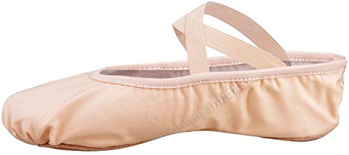 Zapatillas de ballet para niñas media punta Split plana Zapatos de ballet diferentes tamaños para niños y adultos