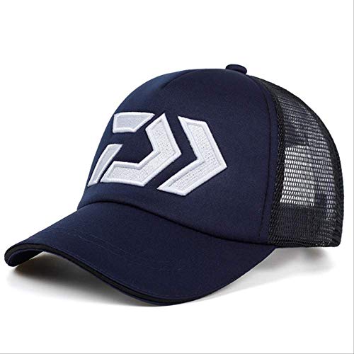 ZZDGFC Summer Sun Cap Visera De Malla Transpirable Ventilación Ventilación Ajustable Sombrero para El Sol Daiwa Hombre Gorra De Pesca Al Aire Libre Azul Marino ZZDGFC Summer Sun Cap Visera De Malla Transpirable Ventilación Ventilación Ajustable Sombrero para El Sol Daiwa Hombre Gorra De Pesca Al Aire Libre Azul Marino