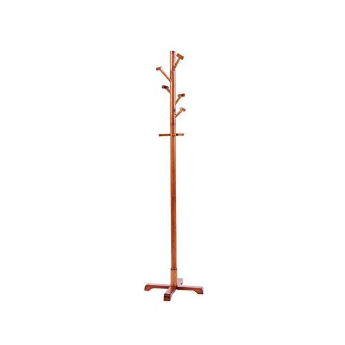 Chutd - Perchero de madera maciza con cilindro de cruz, para colgar en el dormitorio, el suelo, estante de secado de ropa, 42 x 42 x 168 cm
