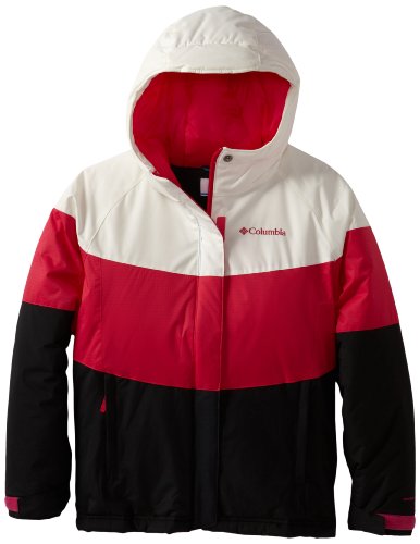 Columbia Skijacke Triple Run II Jacket - Chaqueta de esquí para niña, Color Rosa brillane, Talla XXS