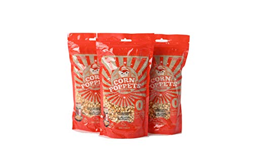 Corn Poppets | Granos de Maíz para Palomitas Saladas | Palomitas Saludables , 100 % Natual | Pack 3 Bolsas de 500 gr