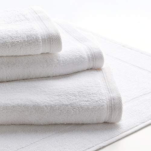DHestia Hostelería - Toallas Hotel Blancas 100% Algodón Natural 500 gr/m2 Medidas Grandes Modelo RizoPlus (Lavabo 50x100 cm) DHestia Hostelería - Toallas Hotel Blancas 100% Algodón Natural 500 gr/m2 Medidas Grandes Modelo RizoPlus (Lavabo 50x100 cm)
