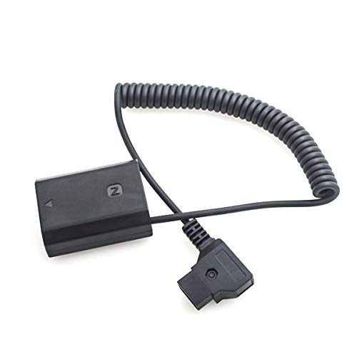 Fotga FTNJ238 - Cable Adaptador de alimentación Extensible para Conector D-Tap a batería ficticia NP-FZ100 para cámara Sony A6600 A7III A7RIII A7SIII A7RM4 A9 ILCE-9 II