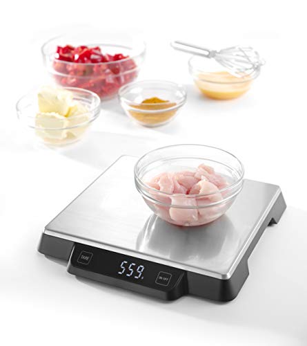Hendi 580233 Balanza de Cocina (15 kg) - 0-15 kg - 266x269x(H)34 mm Hendi 580233 Balanza de Cocina (15 kg) - 0-15 kg - 266x269x(H)34 mm