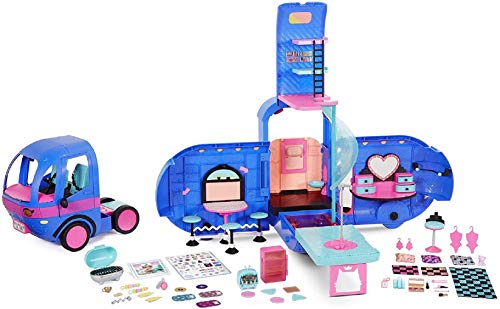LOL Surprise Glamper Camper de Moda 4 en 1 , Con Más de 55 Sorpresas, Más de 10 Áreas de Reunión y Más , Azul Eléctrico , Serie OMG LOL Surprise Glamper Camper de Moda 4 en 1 , Con Más de 55 Sorpresas, Más de 10 Áreas de Reunión y Más , Azul Eléctrico , Serie OMG