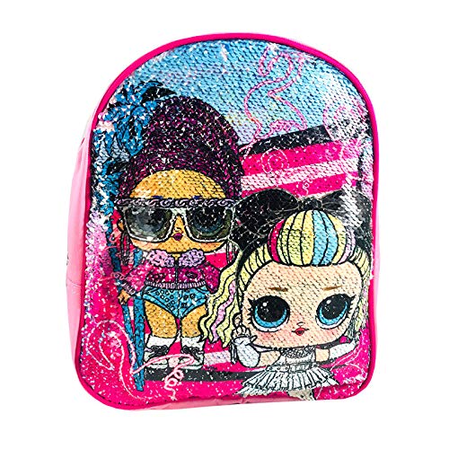 LOL SURPRISE Mochila Reversible LOL 30x26x10 cms Mochila Tipo Casual, 40 cm, 22 litros, Multicolor LOL SURPRISE Mochila Reversible LOL 30x26x10 cms Mochila Tipo Casual, 40 cm, 22 litros, Multicolor