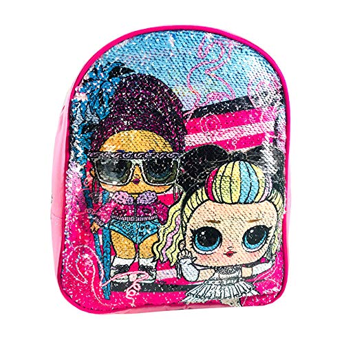 LOL SURPRISE Mochila Reversible LOL 30x26x10 cms Mochila Tipo Casual, 40 cm, 22 litros, Multicolor