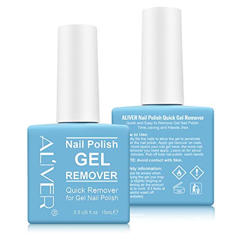 Magic Nail Gel, 2 Piezas de Removedor de Esmalte de Uñas Mágico, Profesional Elimina el Esmalte de Gel Remojo en 3-5 Minutos, Fácil y Rápidamente, NO Dañe Sus Uñas (2x15ml) Magic Nail Gel, 2 Piezas de Removedor de Esmalte de Uñas Mágico, Profesional Elimina el Esmalte de Gel Remojo en 3-5 Minutos, Fácil y Rápidamente, NO Dañe Sus Uñas (2x15ml)