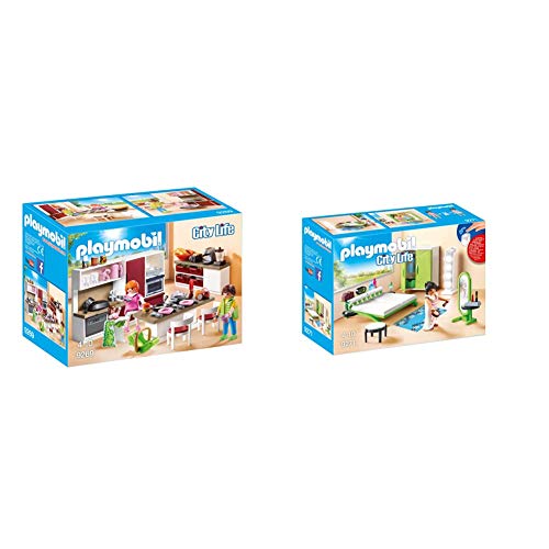PLAYMOBIL City Life Cocina, a Partir de 4 Años (9269) + City Life Dormitorio, a Partir de 4 Años (9271) PLAYMOBIL City Life Cocina, a Partir de 4 Años (9269) + City Life Dormitorio, a Partir de 4 Años (9271)