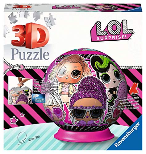 Ravensburger- Lustige Kinderspiele Puzzle 3D L.O.L, Color (11162) , color, modelo surtido