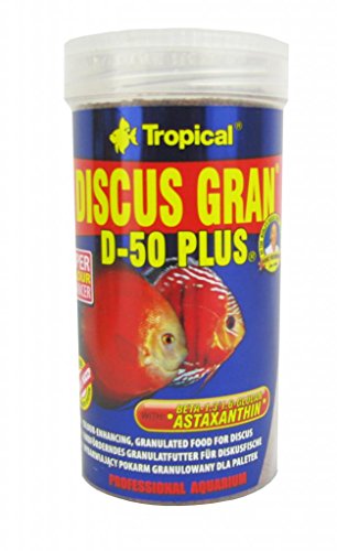 Tropical Discus Gran D de 50 Plus granulado Diskus – Granulado, 1er Pack (1 x 250 ml)