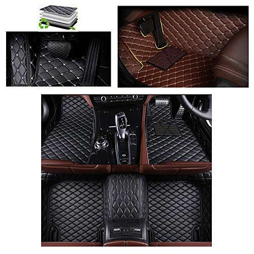 VEMAT Alfombrillas de coche hechas a medida para ÀUDI Q7 7 plazas 2016-2018 piel sintética antideslizante para todo tipo de clima, alfombras 3D (negro) VEMAT Alfombrillas de coche hechas a medida para ÀUDI Q7 7 plazas 2016-2018 piel sintética antideslizante para todo tipo de clima, alfombras 3D (negro)
