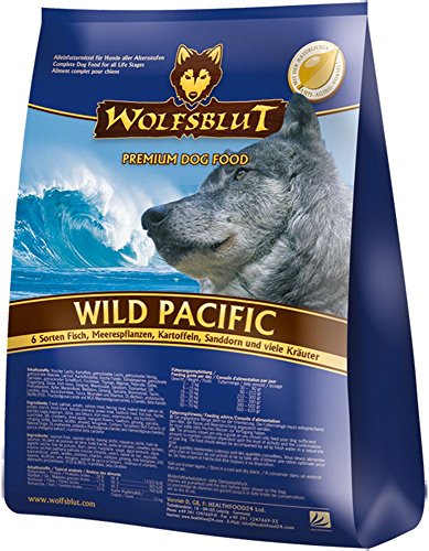 Wolfsblut Wild Pacific, Alimento Deshidratado para Perro, Sabor 6 Tipos de Pescado y Algas marinas-15 kg, 15 kg, 15000 Wolfsblut Wild Pacific, Alimento Deshidratado para Perro, Sabor 6 Tipos de Pescado y Algas marinas-15 kg, 15 kg, 15000