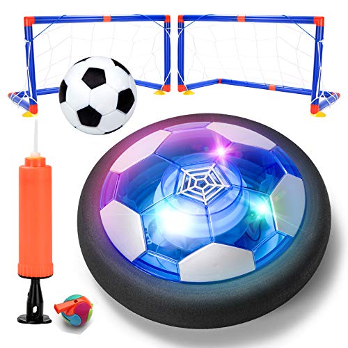 ZITFRI Balón Fútbol Flotante Recargable, Juguetes Futbol Balón Flotante con Luz LED, Pelota Aire Suelo Niño Pelota Flotante Futbol Air Ball, Juguetes Niños 3 5 6 8 9 12 años, Regalos para Niños