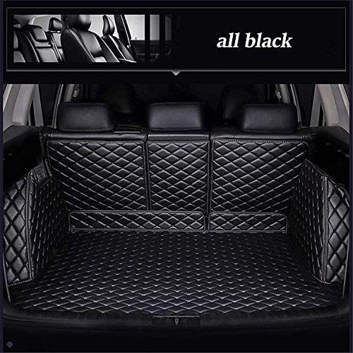 0beilita Funda De Maletero De Coche Protector Maletero Coche para Audi Todos Medels A6L R8 Q3 Q5 Q7 S4 RS TT Quattro A7 A8 A3 A4 A5 Cubre Maletero Coche Accesorios Coche, Todo Negro