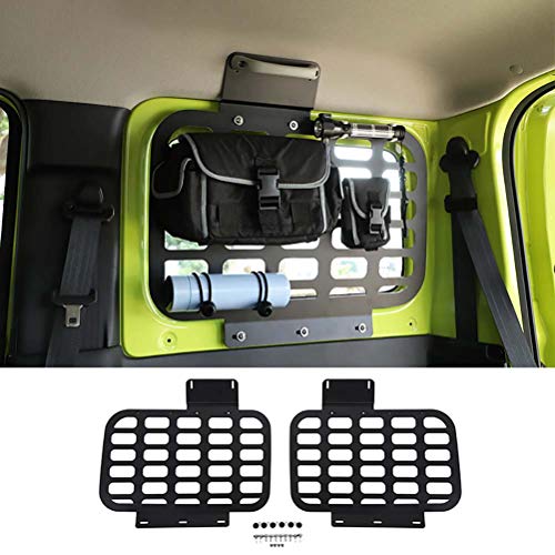 2 uds, bastidores traseros de aleación de aluminio para coche, soporte de almacenamiento para maletero, soporte para equipaje, accesorios para Suzuki Jimny 2019 2020
