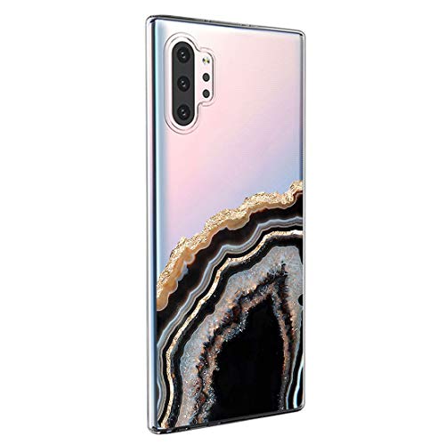 2Buyshop Funda Compatible con Samsung Note 10 Funda Cubierta Protectora de mármol Exclusiva Cubierta Transparente a Prueba de Golpes para Samsung Note 10