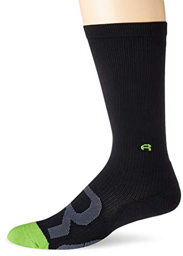 2XU Compression Sock Calcetines, negro/gris, L Unisex