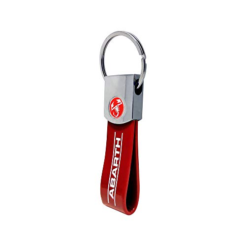 Abarth 21767 - Llavero oficial con texto rojo, escorpión, talla única Abarth 21767 - Llavero oficial con texto rojo, escorpión, talla única