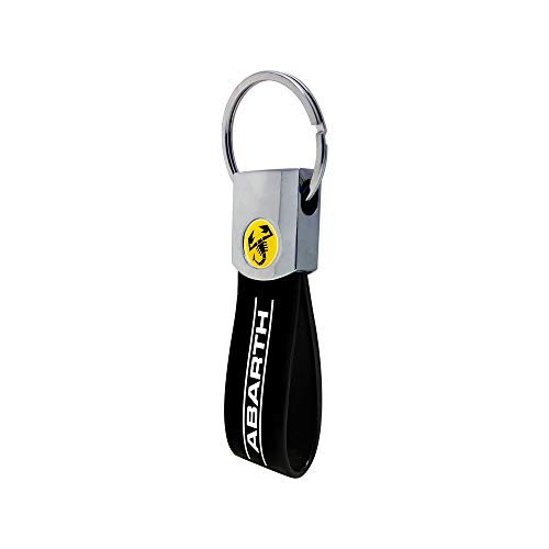 Abarth 21775 - Llavero oficial con texto negro, escorpión amarillo, talla única Abarth 21775 - Llavero oficial con texto negro, escorpión amarillo, talla única