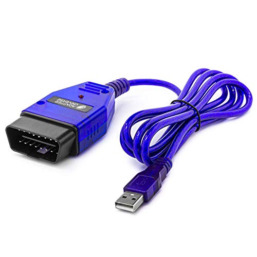 Adapter-Universe ® 7170 Cable de diagnóstico USB KKL OBD 2 II para Interfaz VAG