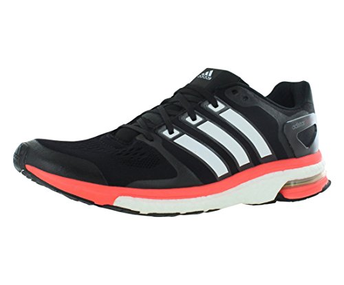 Adidas Adistar Boost Running Shoes Mens ESM 12,5 Negro-Blanco-Rojo Solar