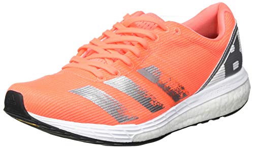 Adidas Adizero Boston 8 w, Zapatillas para Correr Mujer, Signal Coral/Silver Met./FTWR White, 38 2/3 EU