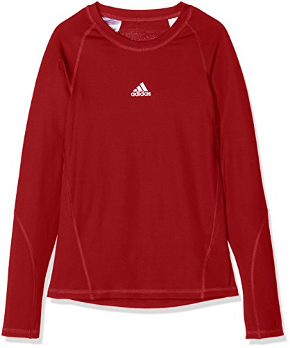 adidas Ask LS tee Y Long Sleeved t-Shirt, Niños, Power Red, 1314