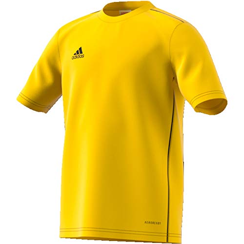 adidas Core 18 Training Jersey Camiseta Entrenamiento, Niños, Yellow/Black, 128